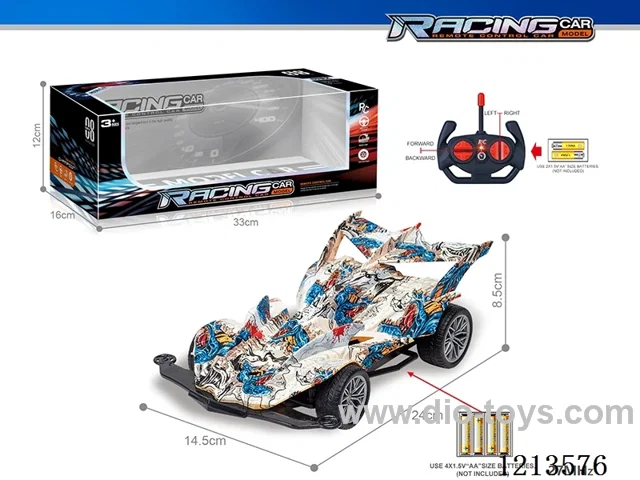 27MHz 1:16 4ch rc graffiti car（not included battery）