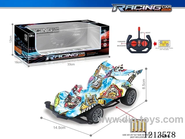 27MHz 1:16 4ch rc graffiti car（not included battery）