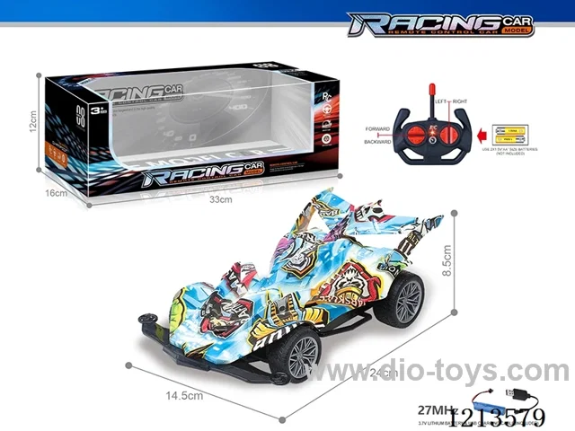 27MHz 1:16 4ch rc graffiti car（included battery）