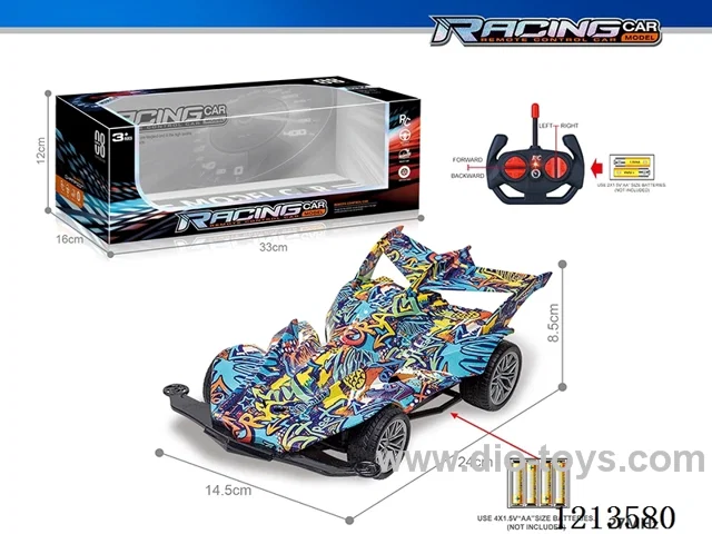 27MHz 1:16 4ch rc graffiti car（not included battery）