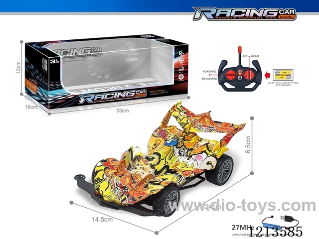 27MHz 1:16 4ch rc graffiti car（included battery）