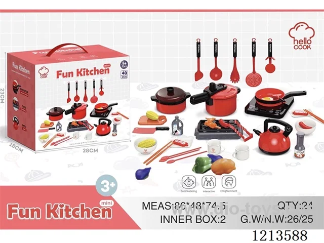 40PCS kitchen set with light /sound