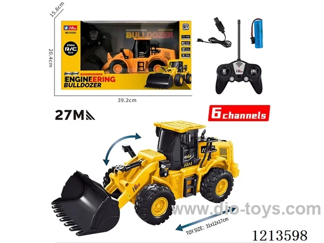27MHZ 6ch rc excavator