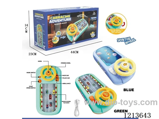 Steering Wheel Track Busting Game Console included USB charger