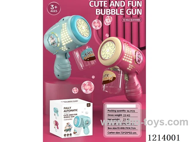Fully automatic bubble gun