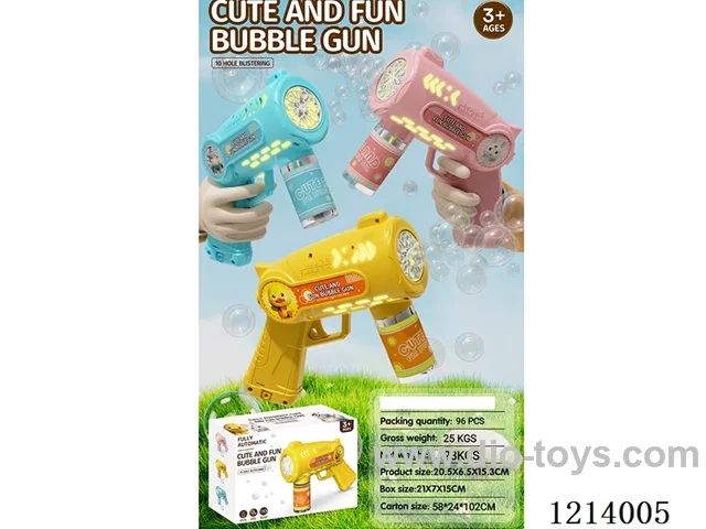 Fully automatic 10-hole bubble gun