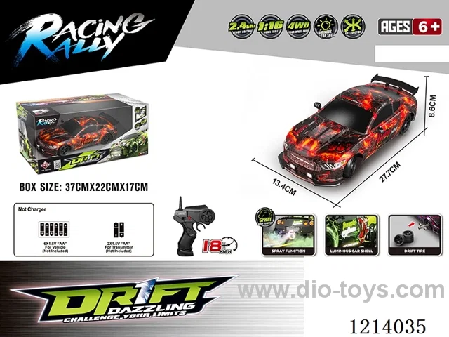 1:16 4WD rc car with light not included battery