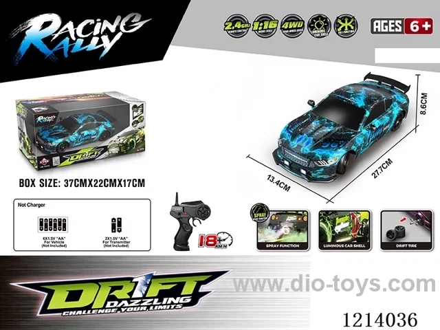 1:16 4WD rc car with light not included battery