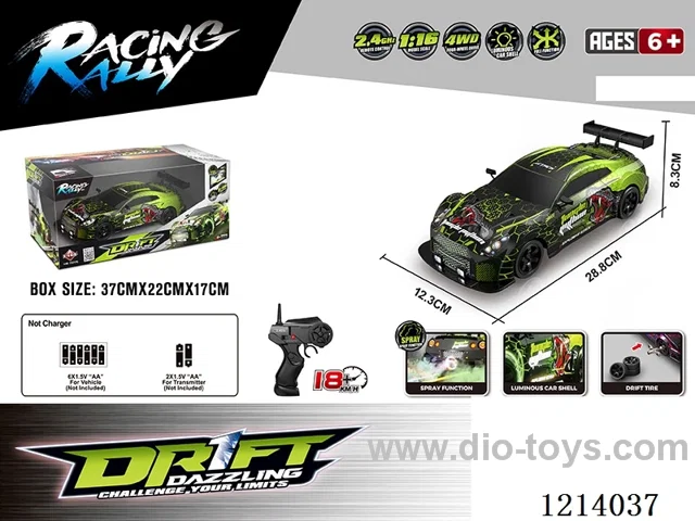 1:16 4WD rc car with light not included battery