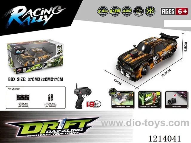 1:16 4WD rc car with light not included battery