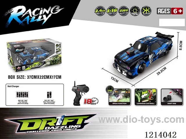 1:16 4WD rc car with light not included battery