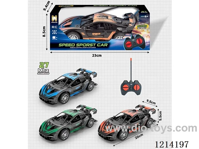 27MHz 4ch rc Lamborghini (orange/blue/green 3-color mix, not included battery)