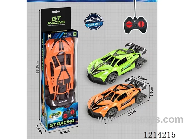 27MHz 4ch rc Bugatti (orange/green 2 color mix, not included battery)