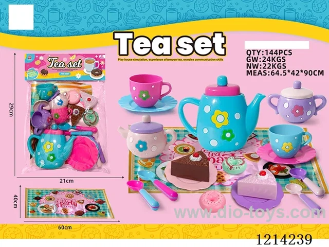 (24PCS) Tea set D + carpet