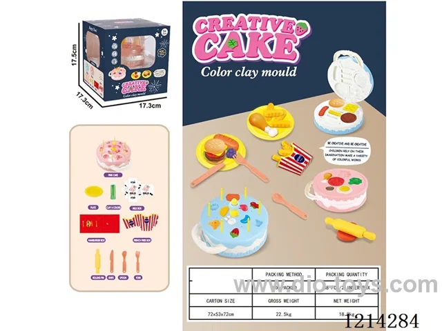 colored clay machine set
