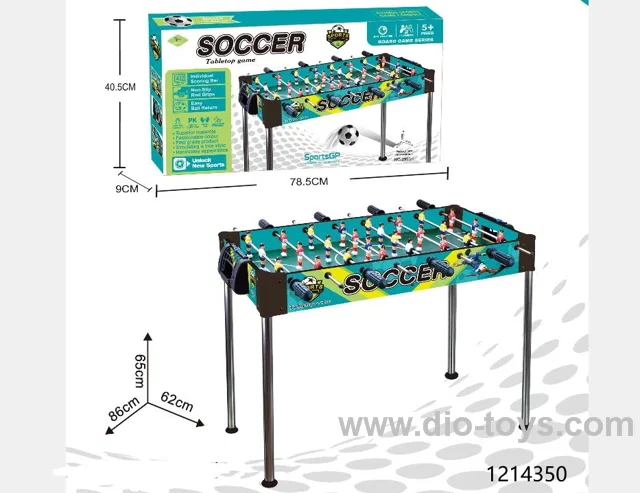 soccer table in color box