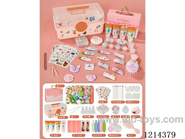 DIY Jewelry Set (Mixed Color) 89PCS (Include Storage Box)