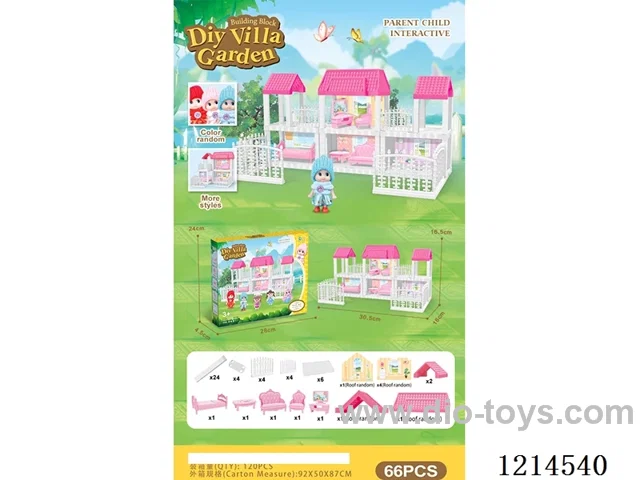 DIY villa set66PCS