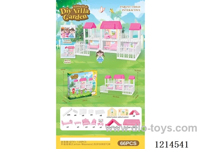 DIY villa set66PCS