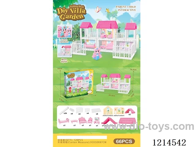 DIY villa set66PCS