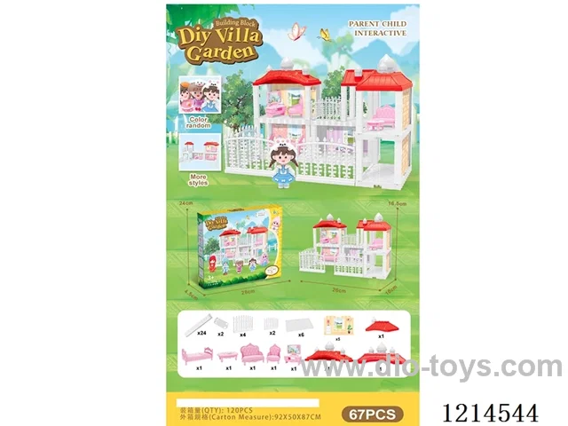 DIY villa set67PCS