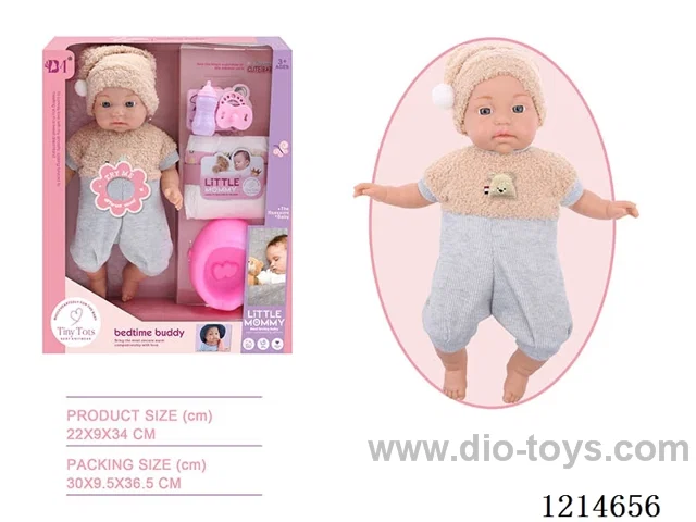 14 inch Cotton Body Doll Eco-friendly 12 Voices