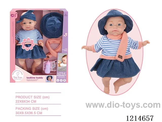 14 inch Cotton Body Doll Eco-friendly 12-voices