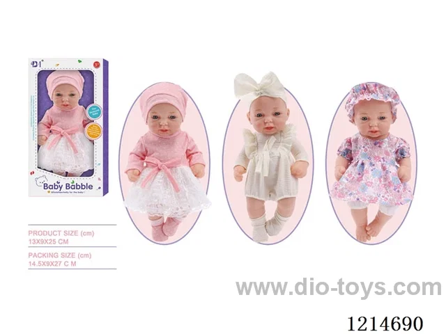 10 inch doll (3 mixed) (Eco-friendly)