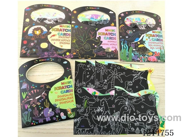 Scratch Painting(6PCS+1 bamboo stick)