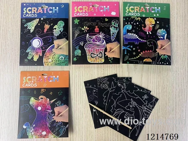 Small Envelope Scratch(4PCS+1 Pen)