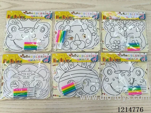 Mask Doodle 3(3 pieces + 4 pens)