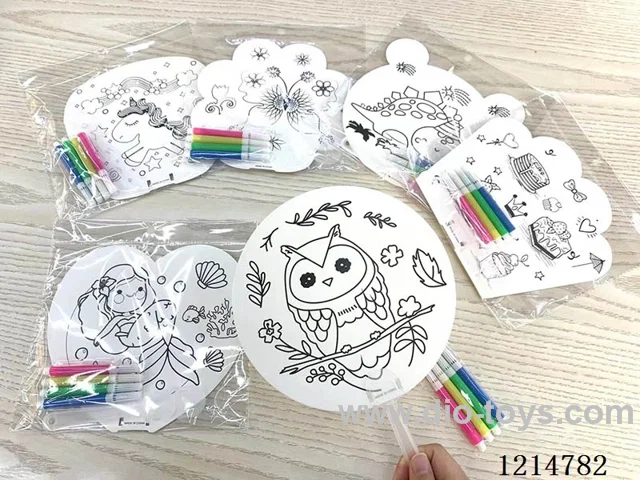 Fan Doodle (1 piece + 4 pens)