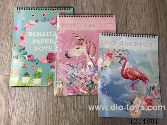 Large - Scratch Painting (Horse. Bird. Flower(8+2)