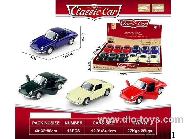 1:32 alloy pull back car