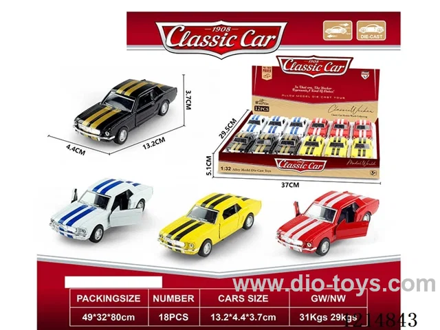 1:32 alloy pull back car