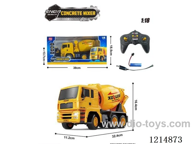 1:18 6ch rc car with light included battery