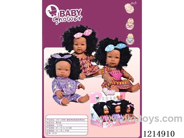 12-inch (30CM) Vinyl Doll with Music 3 PCS