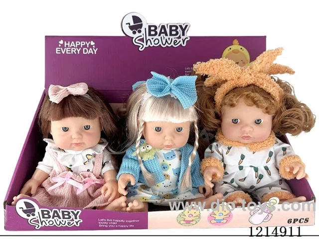 26CM Vinyl Doll with Music (6 PCS)