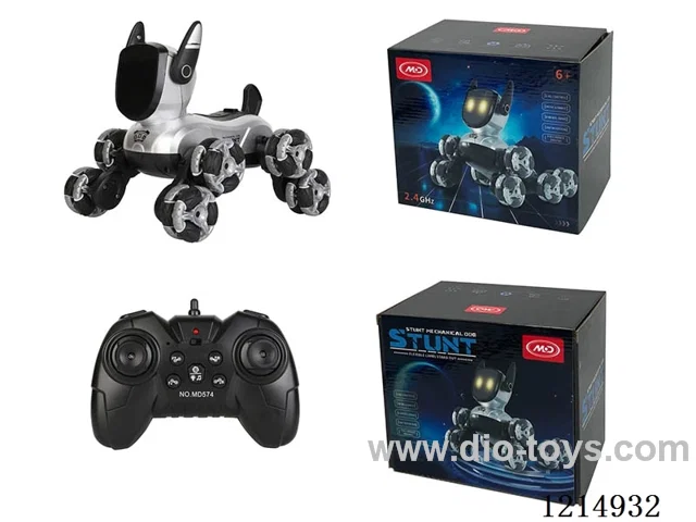 RC stunt 8-wheeled robot dog W L/M