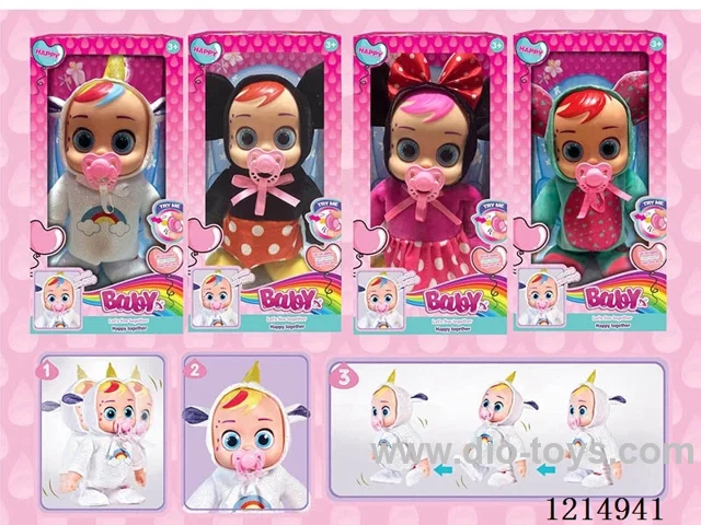 20 inch motorized cry/sing/walk vinyl doll
