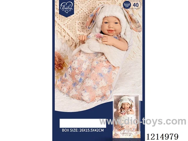 15 inch newborn doll with sleeping bag