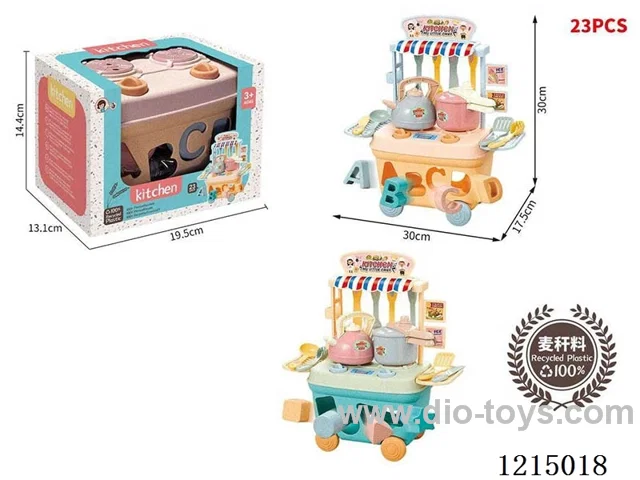 Straw material kitchen tableware set