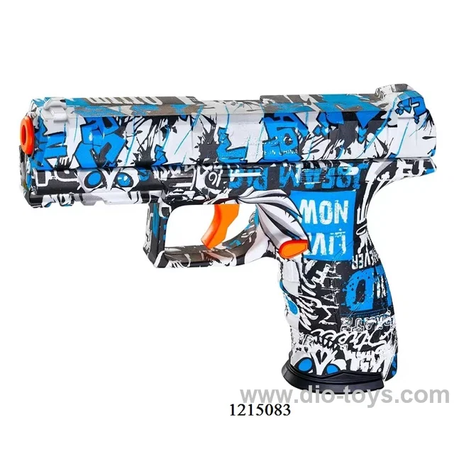 Manual soft water bullet gun in color box