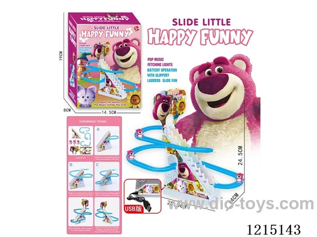 Strawberry Bear Stair Climbing (3PCS)USB