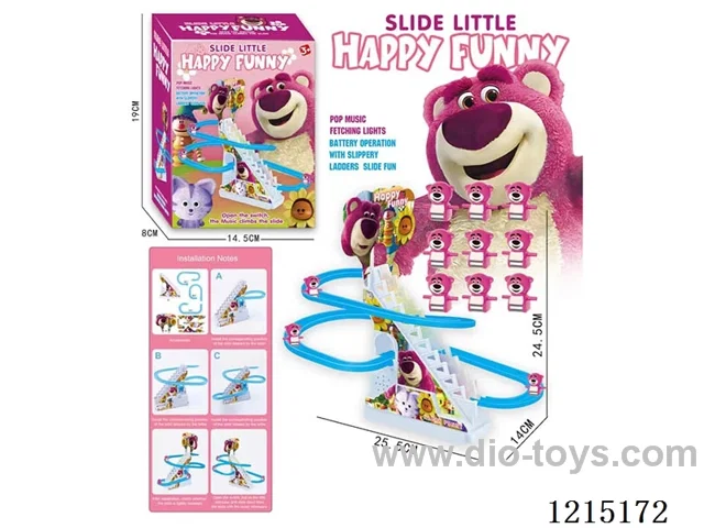 Strawberry Bear Stair Climbing(9PCS)