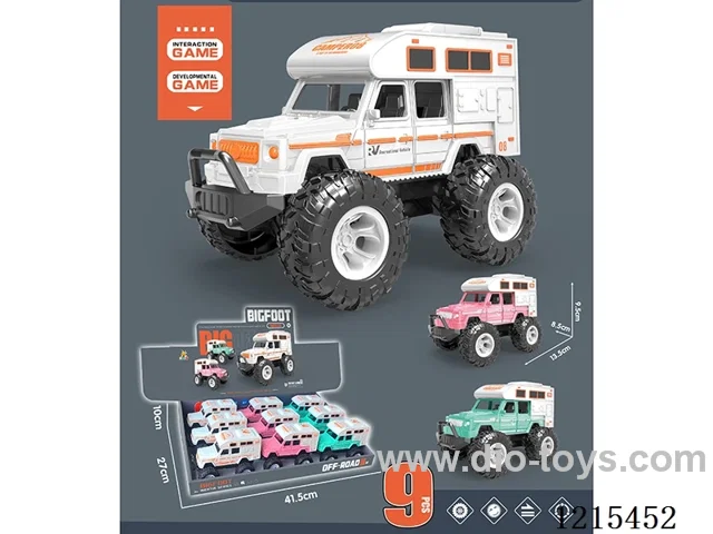 inertia car 9PCS 3 colors mixed