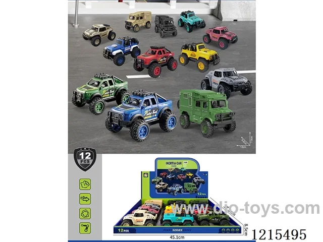 Inertial Vehicle 12PCS -4 models mixed packing