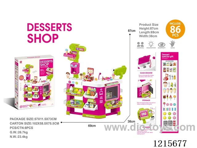 80PCS Supermarket counter W L/M