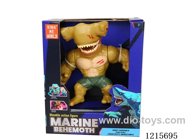 Hard plastic animal - small hammerhead shark
