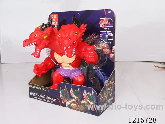 Soft vinyl animal - big two-headed dragon